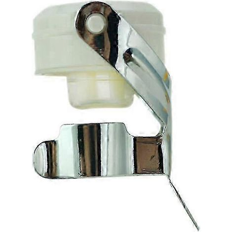 Bouchon de champagne, lot de 2 bouchons en acier inoxydable pour bouteilles de Cava et Prosecco, couleur argent blanc.-AquaForge