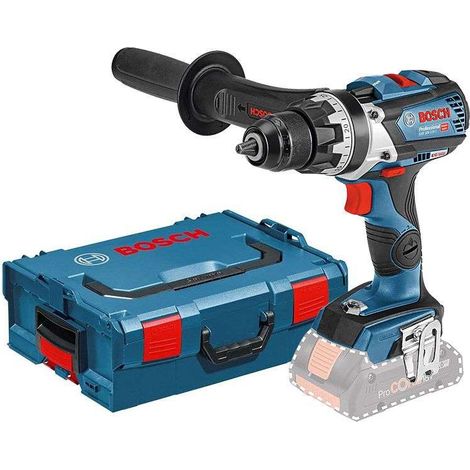 Bosch Professional – Perceuse-visseuse sans fil 18V – Moteur sans balais – Couple 110Nm pour perçage bois et acier – Coffret L-BOXX inclus - 18V-110C