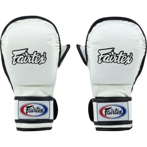Gants de sparring Fairtex MMA blancs XL (1/5)