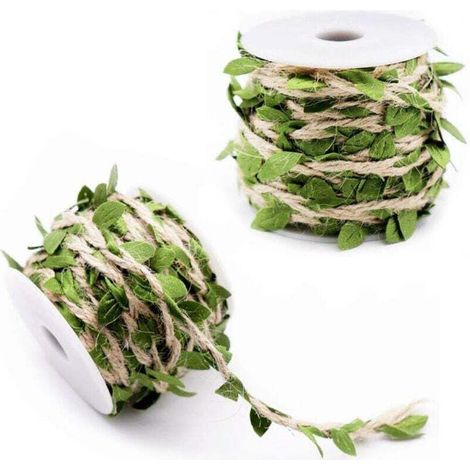 Rouleaux de vignes artificielles, feuilles de vigne, feuilles de guirlande, feuilles artificielles, décoration pour mariage/fête/maison/décoration de jardin/guirlande artisanale DIY