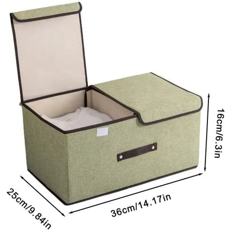 36 x 25 x 16 cm pour porte-clés avec serrure, barre pour porte-clés avec étiquette, garderobsarrangör pour vêtements, leksaker, böcker grå