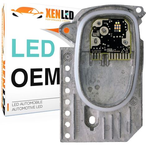 Module feux de jour + clignotant LED 63115A0E626 - compatible avec BMW X3 & X4 - Coté Droit phare LED remplacement 6002TZ0394
