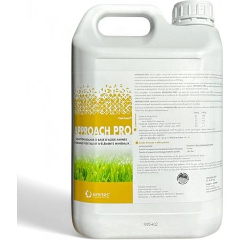 Biostimulant Approach Pro 5 L pour résistance thermique et amélioration du sol - Kimitec NEG01006