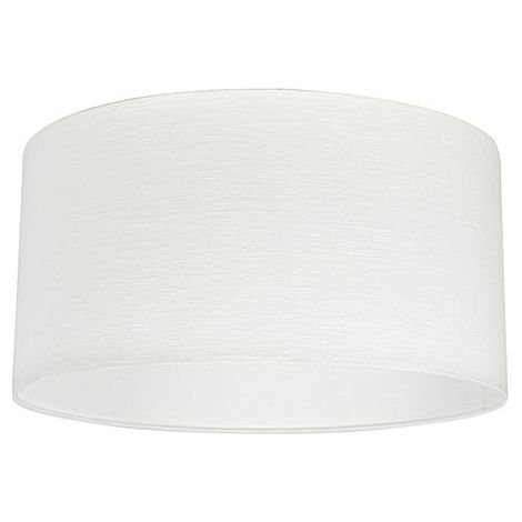 QAZQA Moderno Algodón y poliéster Pantalla de lámpara de tela blanca 50/50/25 , (1/4)