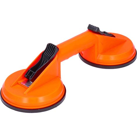 Ventouse de levage pour vitre avec 2 mâchoires, poignée ergonomique, capacité 45 kg, semelle antidérapante