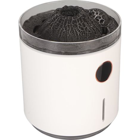 Diffuseur de brume d'aromathérapie intelligent et multifonctionnel avec minuterie et humidificateur à flamme atomisée pour chambre et salon, noir (1/5)