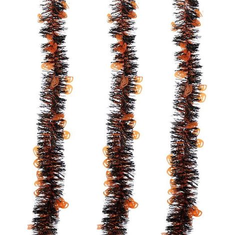 Guirlandes en paillettes,3pcs, 2,8m,guirlande métallique brillante,guirlandes en paillettes pour arbre de Noël,fête d'Halloween (1/5)