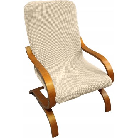 Sesselbezug FINKA, cremefarben-beige, dicker Jacquard