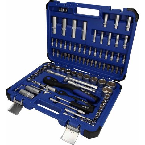 BRILLIANT TOOLS  Juego de  llaves de  vaso  de  94  piezas  1/4"  1/2"  - BT023094 (1/5)