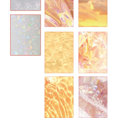 Autocollants YuXian2pet, série Dreamy Stars, pour la décoration de carnets rétro, 14 feuilles, Chant du soir sur la rivière (1/5)