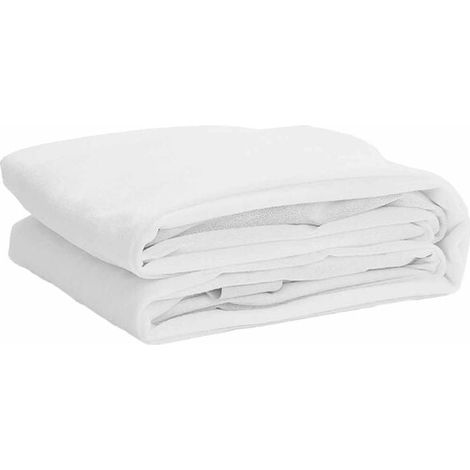 Protège-matelas imperméable blanc, 90 x 190 cm (1/5)