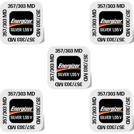 .5 piles Energizer 357/303.