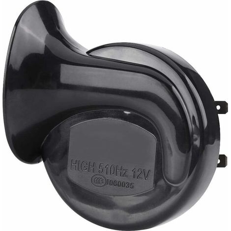 Schnecken-Lufthupe, 12-V-Lautsprecher, universell wasserdicht, 110 dB, 510 Hz, laute elektrische Lufthupe für Motorrad, LKW, Auto
