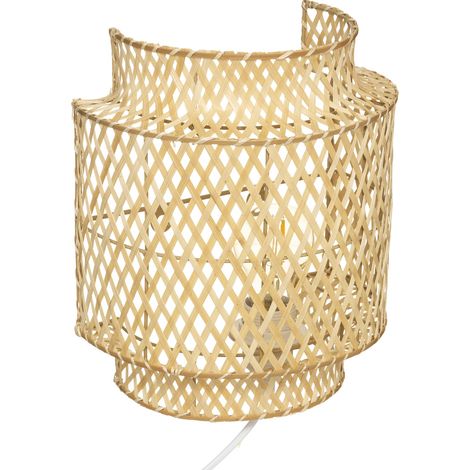 Tischlampe im Boho-Stil LIBY, Bambus, 28 cm (1/4)
