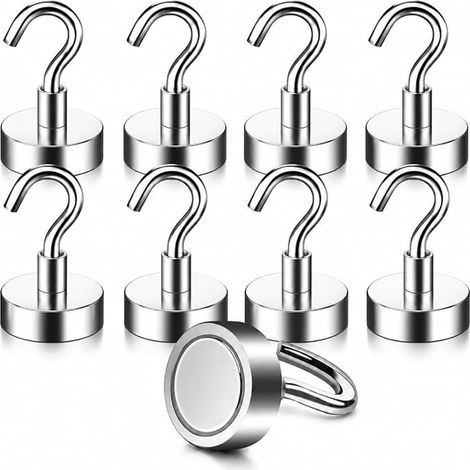 Magnetic Hooks Magnetic Hook Magnetic Hook for Fridge Kitchen Office and Garage Magnetic Holder without Drilling for Flexible Storage on Metal Surface (1/5)