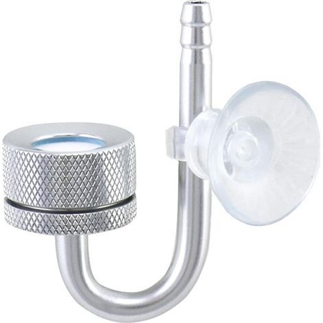 Diffuseur CO2 Aquarium, Diffuseur de Dioxyde de Carbone avec U Forme Tube et La Ventouse, pour Aquarium (1/4)