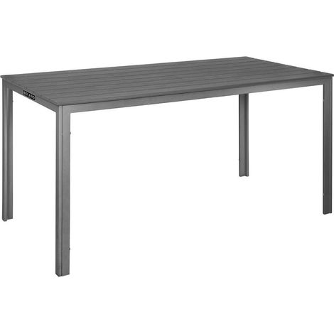 Table d'Extérieur à Lattes Valletta Grise 1560 mm - Bolero (1/5)