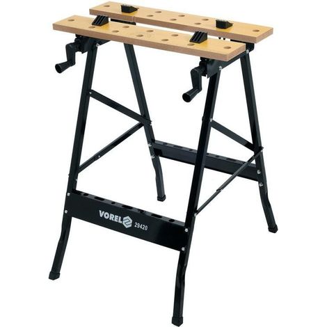Vorel Banco de trabajo – 70 kg – 62 x 56 x 76 cm