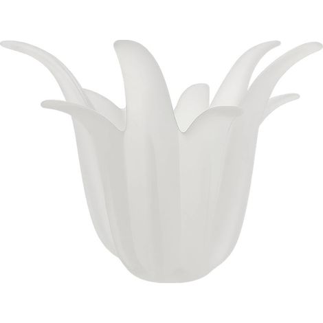 Tulipe en verre MEDUSA 13x10 ouverture 3cm mat (1/4)