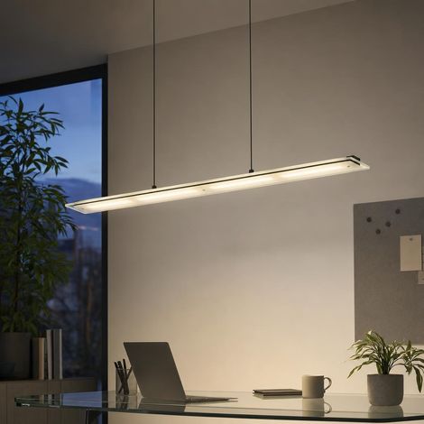 LED Pendelleuchte Höhenverstellbar Touch Dimmbar CCT Memoryfunktion H 150 cm (1/5)