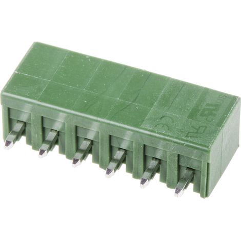 Embase pour CI RS PRO, 6 pôles , 3.81mm 1 rangée, 10.0A, Droit (1/2)