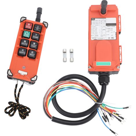 Télécommande sans fil 1:1 pour grue, signal stable, émetteur-récepteur industriel 220V pour excavatrice et camions (1/5)