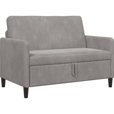 Sofa avec rangement Gris clair 122 x 78 x 87 cm Polyester (1/5)