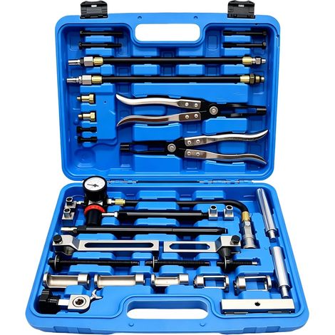 Valve Seal, Pneumatic Tool Valve Tail Gasket without Cylinder Lifting, Compressor Spring Lever Air Valves with Clamp for Valve Removal Mounting Car Trucks (1/5)