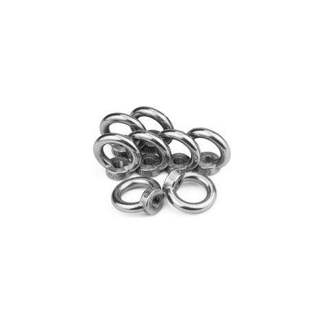 M10-Ringösenmutter, 304-Edelstahl-Hebe-Hebemutter für Muttern, Hebemutter in Marinequalität, Ringmutter