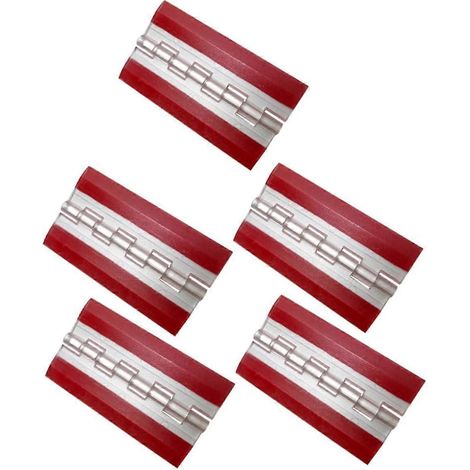 Lot de 5 mini charnières pour boîte, support de couvercle pliant léger en acrylique de haute précision (1/5)