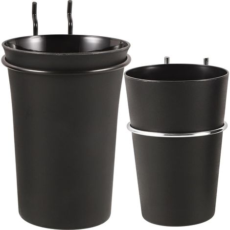 Ganchos Negro con Tablero Perforado 2 Piezas Soporte (1/5)