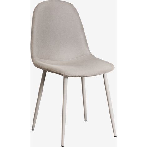 SKLUM Pack mit 4 Glamm Esszimmerstühlen           Helles Grau Taupe                        