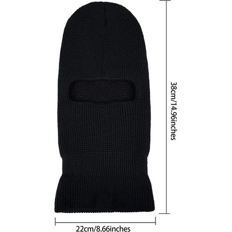 Cagoule Respirante pour Ski et VTT - Cache Visage Anti-Vent Homme Femme Hiver (1/5)