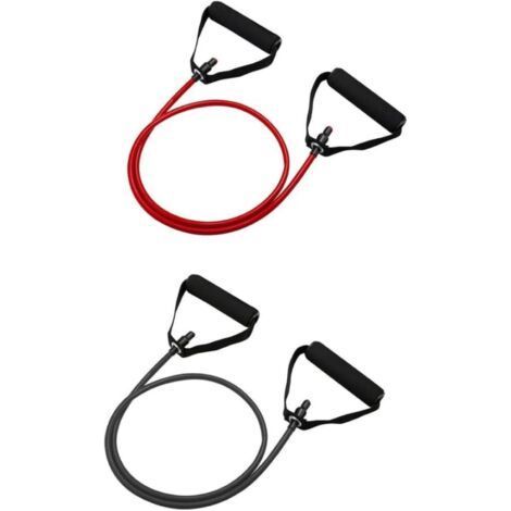 BUNTHAUS 2 PCS Resistance Band with Handles and Door Anchor Elastic Band for Muscle Training and Physiotherapy (1/5)