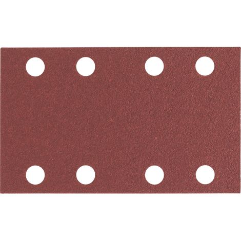 Bosch 2608605282 Hoja de lija para lijadoras orbital C430 80x133mm 8P G180 10 uds (1/5)