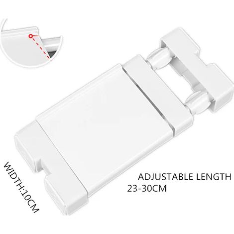 (Largeur 10 cm - 23 cm - 30 cm) Organisateur de placard/penderie, étagère de rangement murale réglable, étagère de cuisine, étagères décoratives pour placard, support de meuble (1/4)