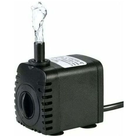 Pompe Eau Submersible, 600L/H 8W Pompe Eau Aquarium Ultra-silencieux avec 4 Pieds de Ventouses pour Fontaines Fish Tank Hydroponic Systems avec 2 bus (1/5)