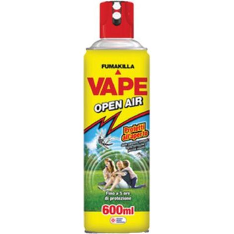Vape Open Air Expert Spray Insetticida Zanzare Spazi Aperti 600 ml