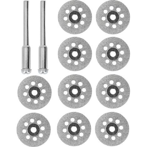 Disques à Tronçonner Diamantés, Solides pour Enlever les Débris, Réduire la Chaleur, Roue de Coupe Diamantée avec Trou pour Métal pour Outil Pneumatique (25mm). (1/5)