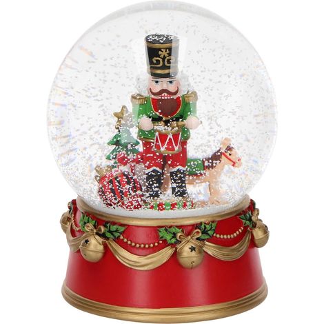 Palla di Neve con Schiaccianoci e Brillantini da 12×12×15,8 cm (1/4)