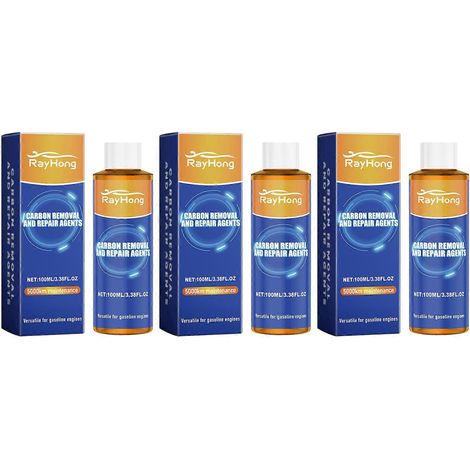 3 piècesRayhongAgents de décalaminage pour moteur de voiture - Produit professionnel puissant pour l'entretien du moteur - Accessoires auto (1/5)