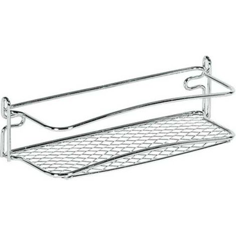 Estante de baño cromada Star recta 25x10 H. 7 Artex