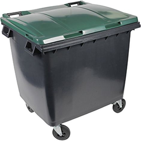 Bac roulant de tri sélectif 1000l
