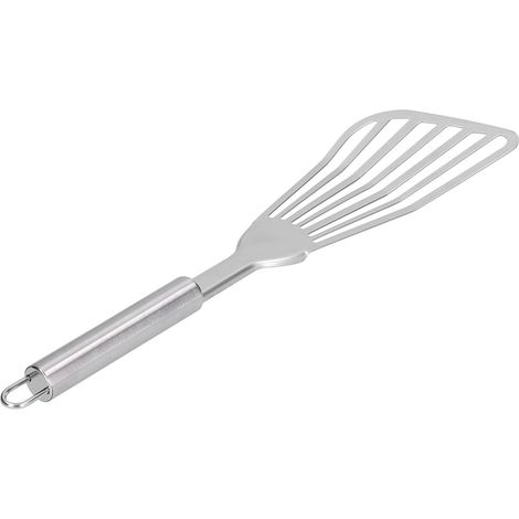 Dicker, polierter, gespaltener Fischwender zum Wenden von Filets – ideal zum Kochen, Campen, für Restaurants, ein robustes Küchenutensil. (1/5)