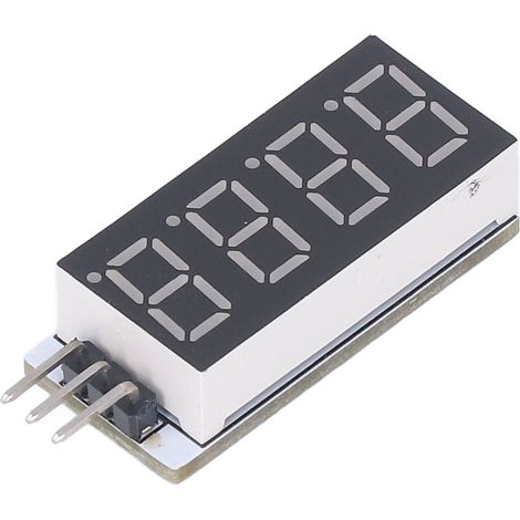 Module d'affichage numérique à tube LED rouge 0,36 pouce, 4 chiffres, broche RXD, TTL232 pour l'électronique DIY (1/5)