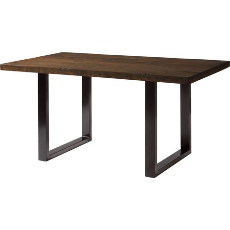 Esstisch Mango braun geölt 160x90x76 cm (BxTxH) zerlegt RAILWAY 408 (1/4)