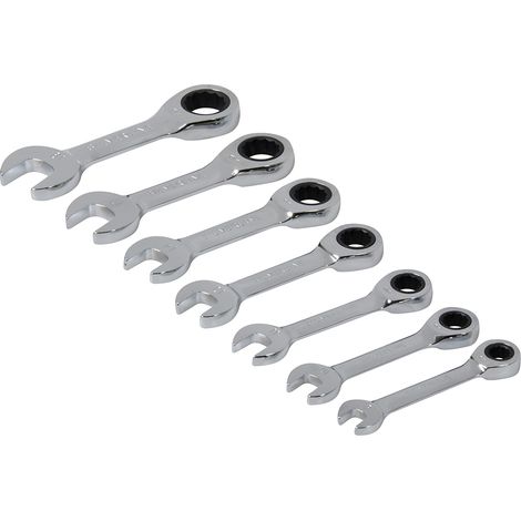 Kurze Ratschenschlüssel 8–19 mm Set 7-tlg. (1/5)