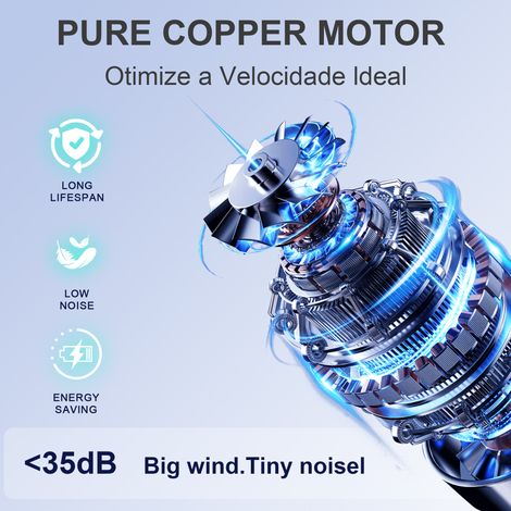 56-Zoll-Deckenventilator von Hyundai, mit Beleuchtung und Fernbedienung, drei Flügel aus Massivholz, 3CCT, six-speed reversible fan, memory function, ideal for home decor (1/5)