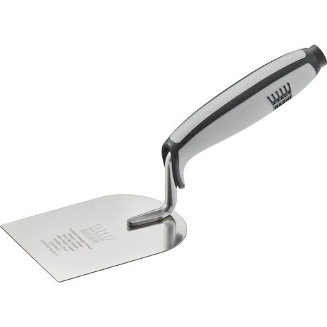 Ragni R6180S Stainless Rounded Margin Trowel Size 80mm X 110mm