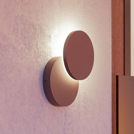 [NEUWERTIG] B-Ware Eglo LED Außenwandleuchte Pedersano Gartenlampe rostfarben IP44 Ø14cm 800Lumen (1/2)